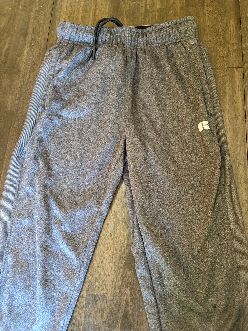 Russell Athletic Gray Heather Mens Joggers with Drawstring